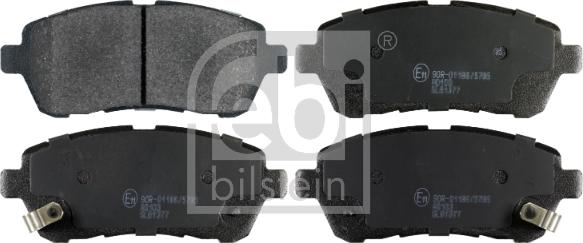 Febi Bilstein 170652 - Set placute frana,frana disc aaoparts.ro
