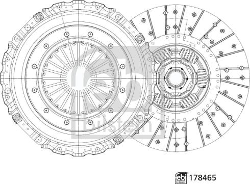 Febi Bilstein 178465 - Set ambreiaj aaoparts.ro
