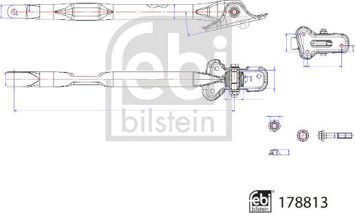 Febi Bilstein 178813 - Brat, suspensie roata aaoparts.ro