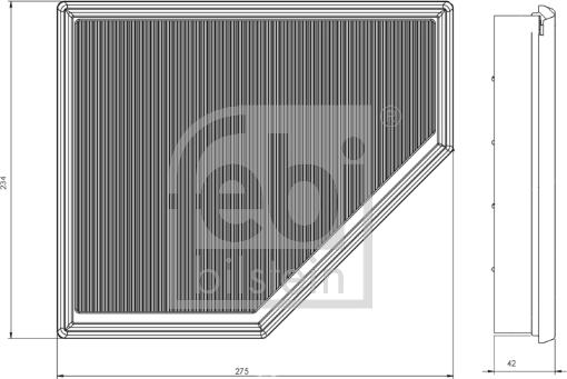 Febi Bilstein 173185 - Filtru aer aaoparts.ro