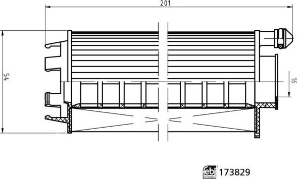 Febi Bilstein 173829 - Filtru ulei aaoparts.ro