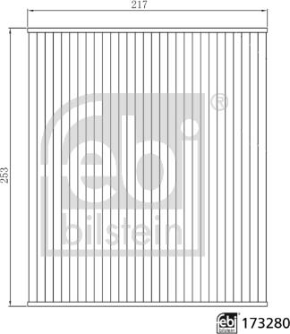 Febi Bilstein 173280 - Filtru, aer habitaclu aaoparts.ro