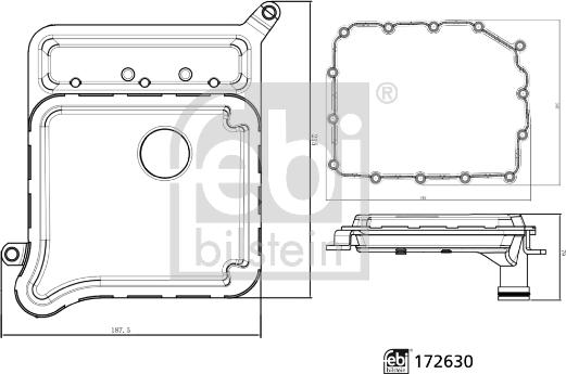 Febi Bilstein 172630 - Filtru hidraulic, cutie de viteze automata aaoparts.ro