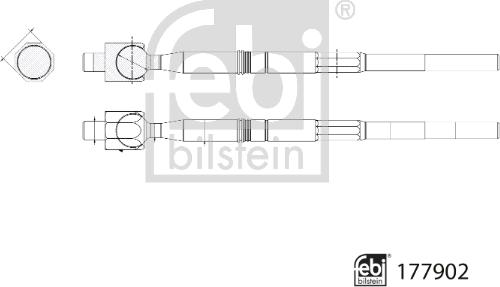 Febi Bilstein 177902 - Articulatie axiala, cap de bara aaoparts.ro