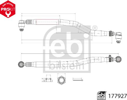 Febi Bilstein 177927 - Bara directie aaoparts.ro