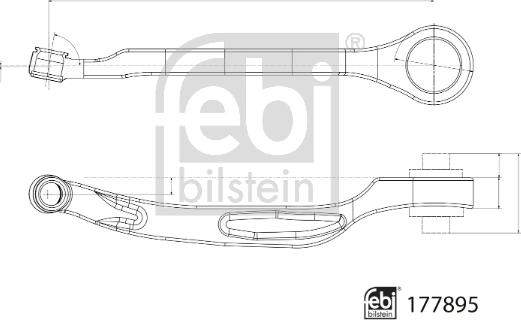 Febi Bilstein 177895 - Brat, suspensie roata aaoparts.ro