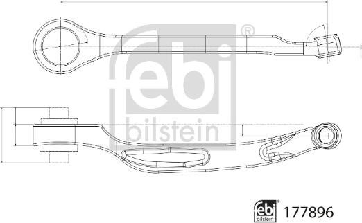 Febi Bilstein 177896 - Brat, suspensie roata aaoparts.ro