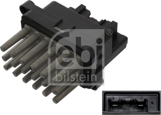 Febi Bilstein 38645 - Rezistor, ventilator habitaclu aaoparts.ro