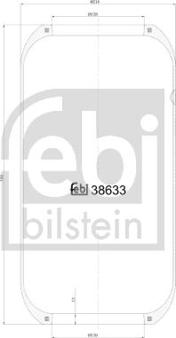 Febi Bilstein 38633 - Burduf, suspensie pneumatica aaoparts.ro