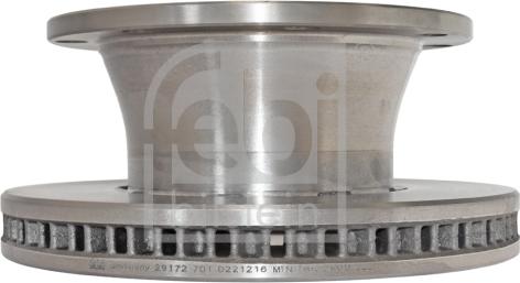 Febi Bilstein 29172 - Disc frana aaoparts.ro