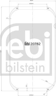 Febi Bilstein 20782 - Burduf, suspensie pneumatica aaoparts.ro