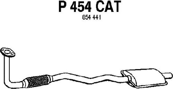Fenno P454CAT - Catalizator aaoparts.ro