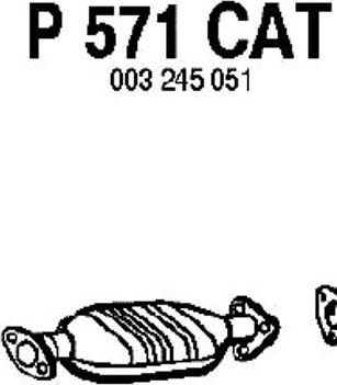 Fenno P571CAT - Catalizator aaoparts.ro