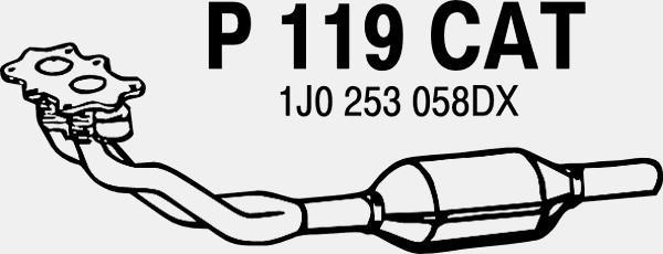 Fenno P119CAT - Catalizator aaoparts.ro