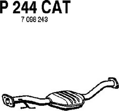 Fenno P244CAT - Catalizator aaoparts.ro