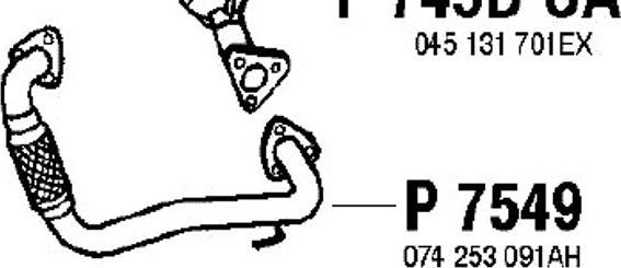 Fenno P7549 - Racord evacuare aaoparts.ro