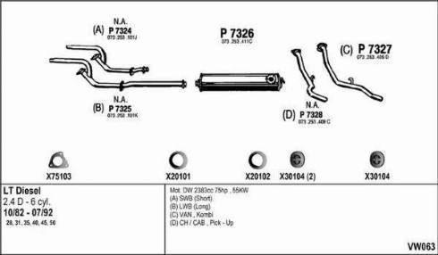 Fenno VW063 - Sistem de esapament aaoparts.ro