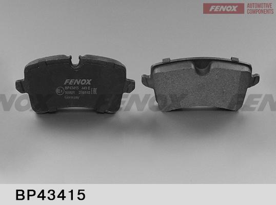Fenox BP43415 - Set placute frana,frana disc aaoparts.ro