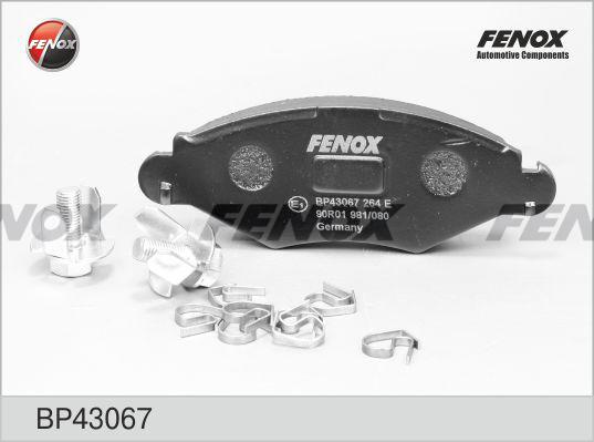Fenox BP43067 - Set placute frana,frana disc aaoparts.ro
