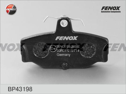 Fenox BP43198 - Set placute frana,frana disc aaoparts.ro