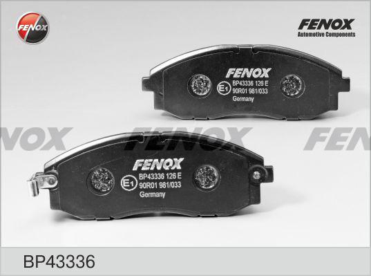Fenox BP43336 - Set placute frana,frana disc aaoparts.ro