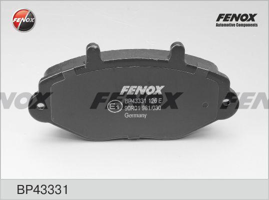Fenox BP43331 - Set placute frana,frana disc aaoparts.ro