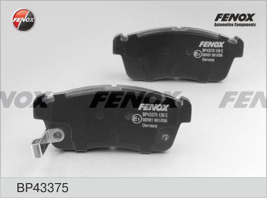 Fenox BP43375 - Set placute frana,frana disc aaoparts.ro