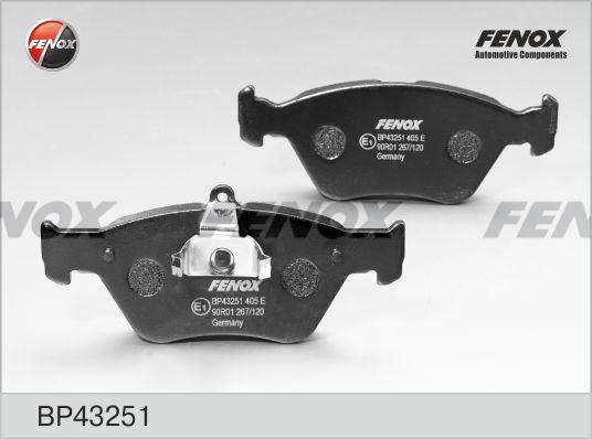 Fenox BP43251 - Set placute frana,frana disc aaoparts.ro