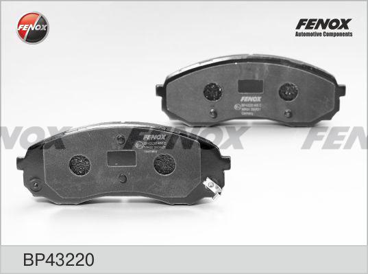 Fenox BP43220 - Set placute frana,frana disc aaoparts.ro