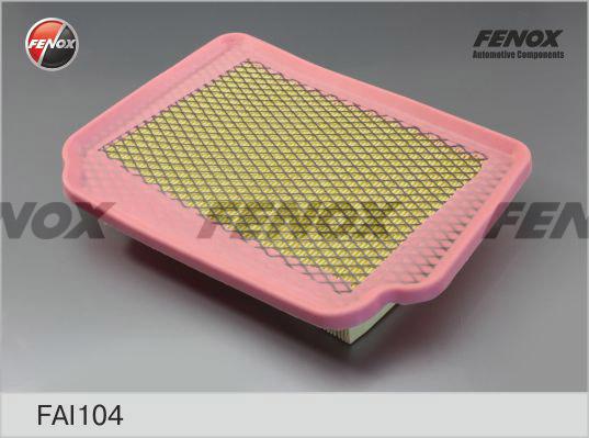 Fenox FAI104 - Filtru aer aaoparts.ro