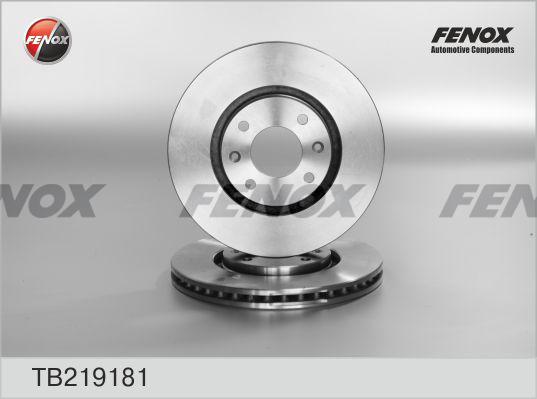 Fenox TB219181 - Disc frana aaoparts.ro