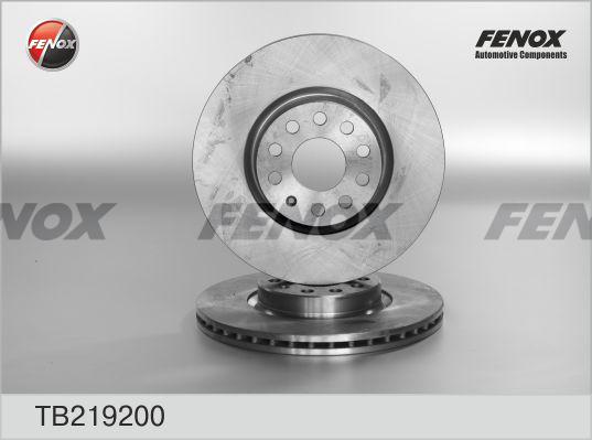 Fenox TB219200 - Disc frana aaoparts.ro