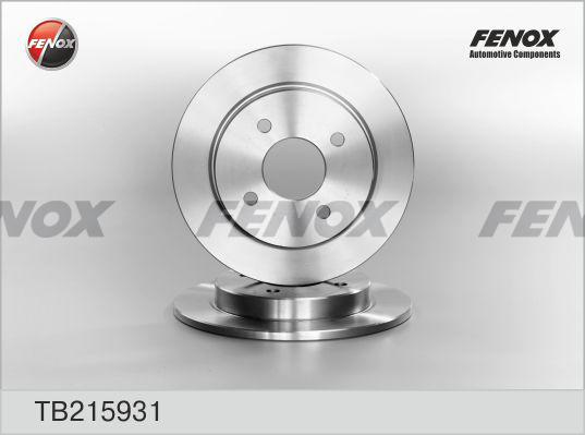 Fenox TB215931 - Disc frana aaoparts.ro