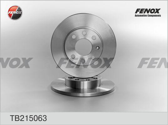 Fenox TB215063 - Disc frana aaoparts.ro