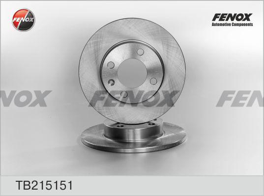 Fenox TB215151 - Disc frana aaoparts.ro