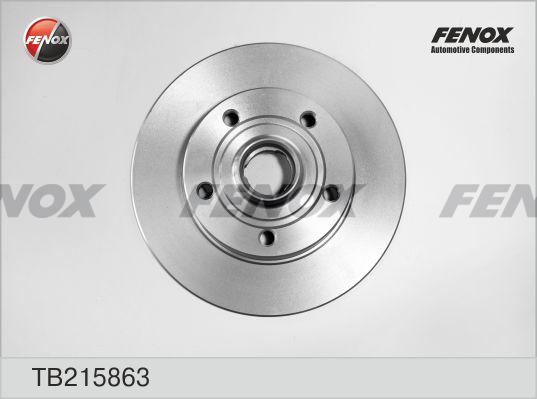 Fenox TB215863 - Disc frana aaoparts.ro