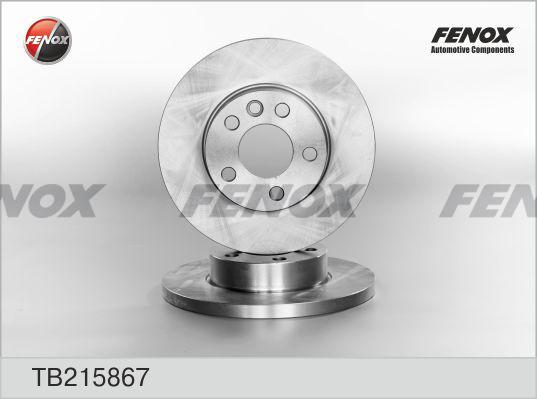 Fenox TB215867 - Disc frana aaoparts.ro