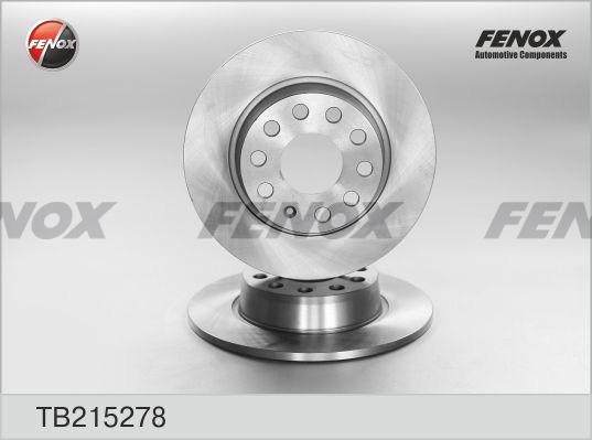 Fenox TB215278 - Disc frana aaoparts.ro