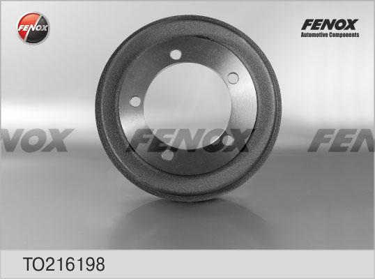 Fenox TO216198 - Tambur frana aaoparts.ro