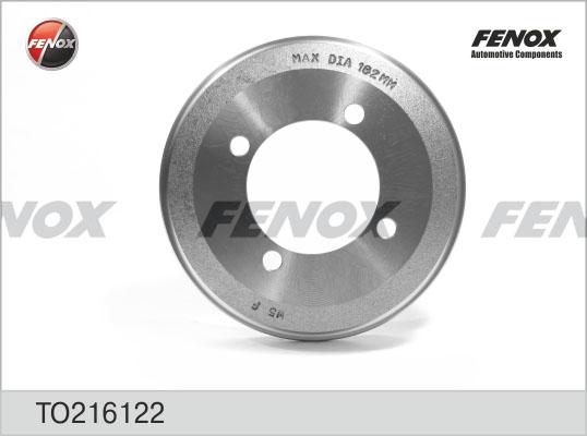 Fenox TO216122 - Tambur frana aaoparts.ro