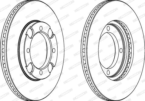 Ferodo DDF692 - Disc frana aaoparts.ro