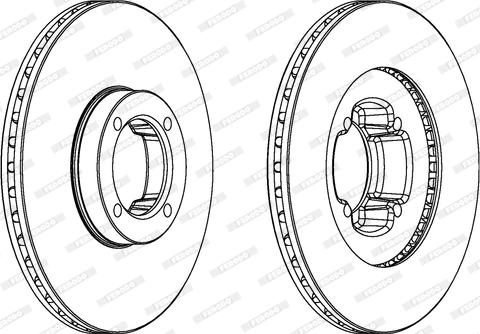 Ferodo DDF610 - Disc frana aaoparts.ro