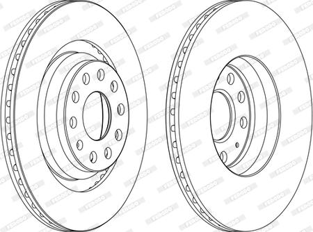 Ferodo DDF1503C - Disc frana aaoparts.ro