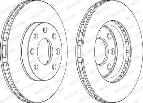 Ferodo DDF151-D - Disc frana aaoparts.ro