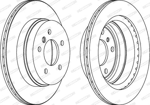 Ferodo DDF1697 - Disc frana aaoparts.ro