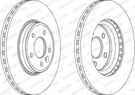 Ferodo DDF1663C - Disc frana aaoparts.ro