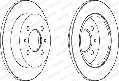 Ferodo DDF1613 - Disc frana aaoparts.ro