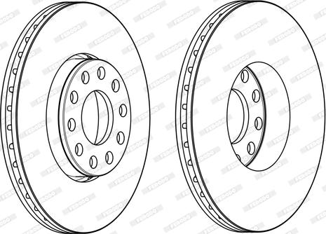 Ferodo DDF1677 - Disc frana aaoparts.ro