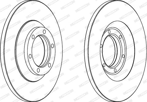 Ferodo DDF1038 - Disc frana aaoparts.ro