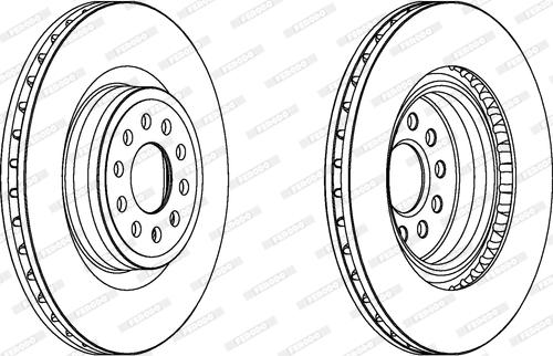Ferodo DDF1137 - Disc frana aaoparts.ro